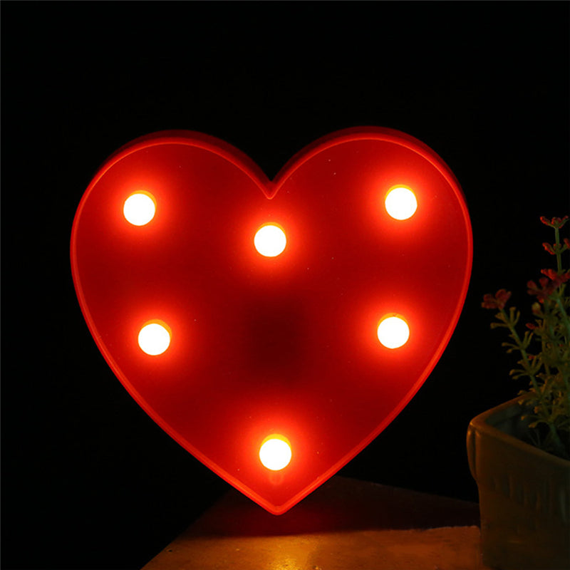 Decorative Heart Lamp