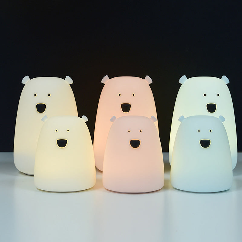 Lovely Silicone Bear Decorative Lamp