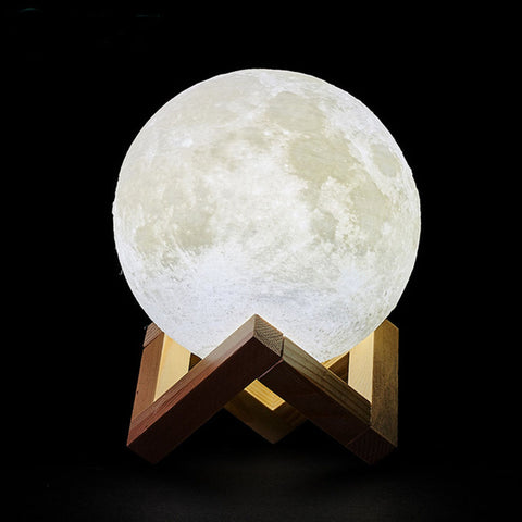 New Arrival 3D Print Star Moon Decorative Ligt
